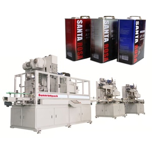 10-20l tinplate xô Máy làm Thùng Dây chuyền sản xuất hình nón thùng máy làm - Product Image 4