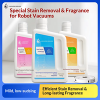 Liquide de nettoyage spécial pour robot aspirateur et serpillière 750g, décontamination enzymatique, désodorisant, séchage rapide, sans traces d'eau, nettoyant pour sols