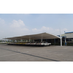 Toldo Personalizable para Estacionamiento, Resistente al Agua y al Viento, Estructura Tensada de PVDF, Tipo Cantilever - Product Image 6