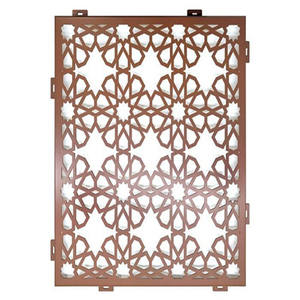 Cnc 천공 금속 벽 알루미늄 합금 ACEBOND 알루미늄 장식 벽 패널 외관 클래딩 커튼 - Product Image 5