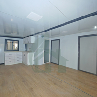 Casa Modular Pequeña de 2-3 Dormitorios, Casa Contenedor Plegable Prefabricada de 20 pies/40 pies, Casa Contenedor Expandible Móvil de Lujo con 1 Año de Garantía