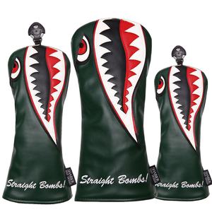 OEM Großhandel Leder Custom Applique Stickerei <span class=keywords><strong>Golf</strong></span> <span class=keywords><strong>Club</strong></span> Head cover Treiber abdeckung - Product Image 4