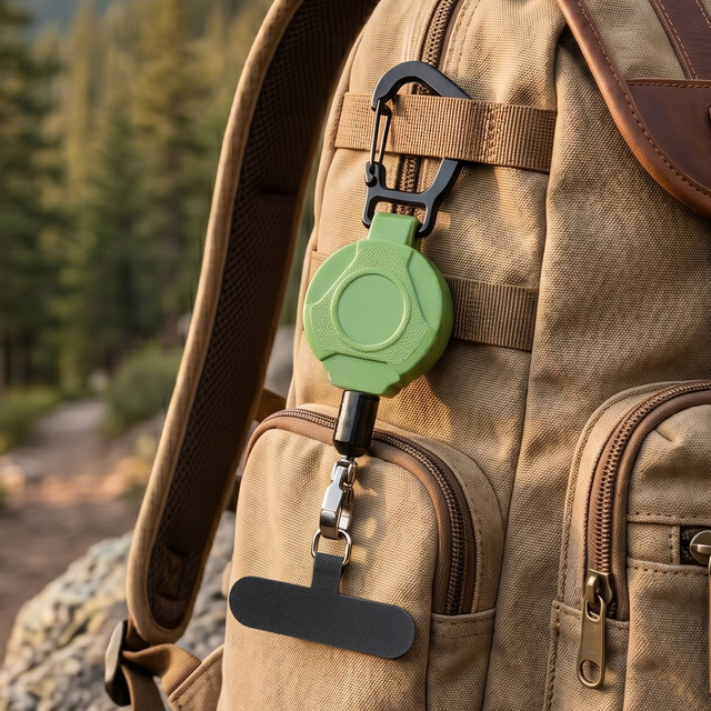 Retractable Anti-lost Phone Tether Clip Universal Cell Phone Lanyard Safety Strap Heavy Duty Outdoor Phone Holder Hiking Camping