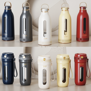 Usine en gros Mini jus de fruits frais presse-agrumes Mixeur Mélangeur de fruits Bouteille Liquidificador Licuadora Portatil Smoothie Mélangeurs portables - Product Image 3