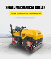 Compacteur routier mini 3 tonnes à bas prix - Compactage par vibration efficace pour les projets de construction à petite échelle