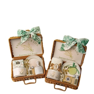 Lembranças Natal Luxetique Saúde Elegância Barato Roxo Promoções Cesta De Banho Relaxamento Spa Set Presente - Product Image 3