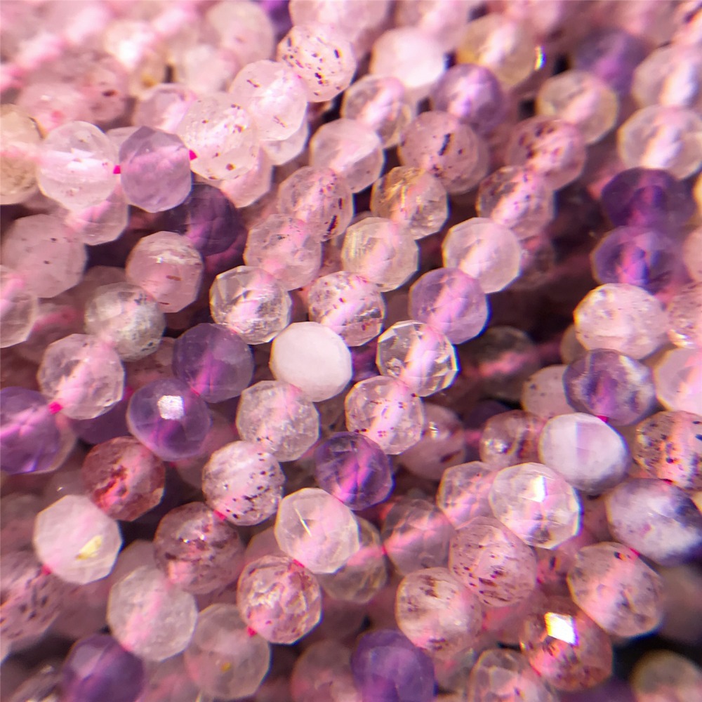 Natural Multi-Color Cut Round Cubic Scattered Bead Gemstone Stone Beads for Jewelry Making for Necklaces Bracelets Earrings