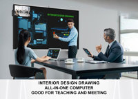 98 "système Android interactif écran LCD panneau intelligent projecteur LED de sol tableau noir écran tactile I7 nouvelle génération