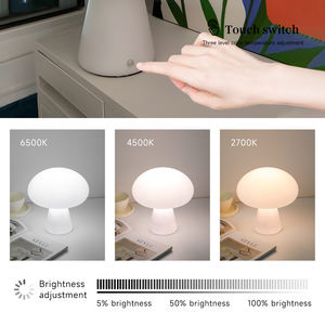 Led Champignon Lamp Opladen Drie Kleuren Traploze Variabele Lichte Studie Slaapkamer Bed Decoratie Sfeer Nachtlampje - Product Image 3