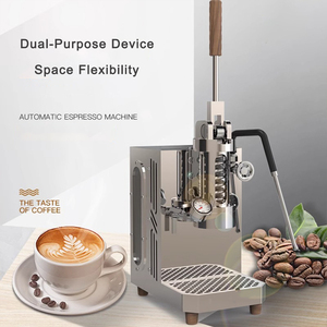Machine à expresso à levier à ressort intégré à extraction rapide, chaudière à eau 1L, cafetière manuelle à pression, machine à café BH-2 Wall- - Product Image 3