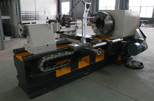 Q1327 China CE ISO exporta a ee.uu., Rusia, Emiratos Árabes Unidos manual agujero grande diámetro CNC tubería roscado máquina - Product Image 4