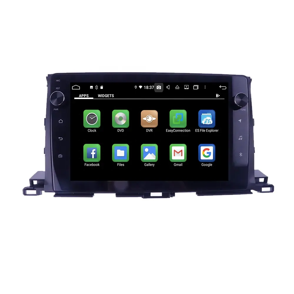 Untuk Toyota Highlander 2015-2018 Mobil Radio Android Multimedia Player Mobil GPS Navigasi Mobil Pemutar DVD Auto Radio Stereo kepala