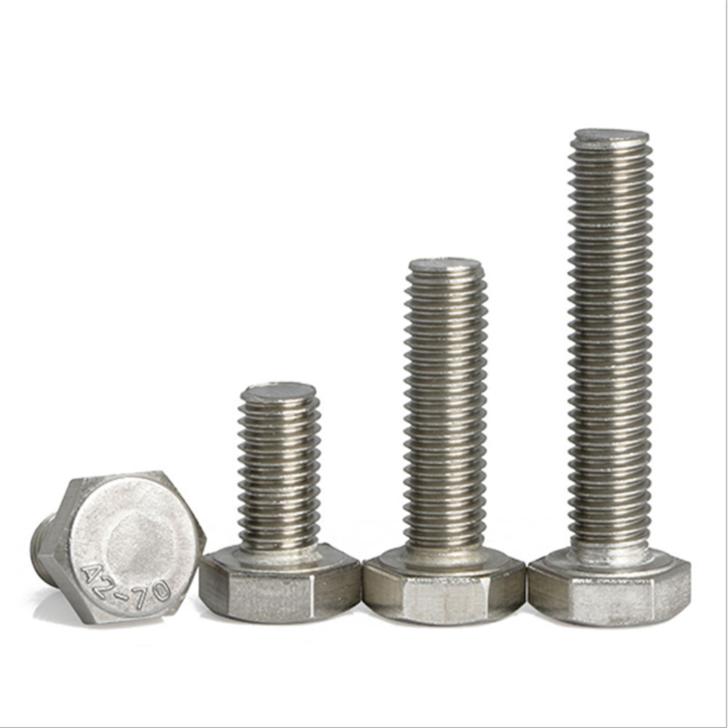 FAST Stainless steel A2 A4  hex bolt fasteners hex head screws M5 M6 M8 M10  DIN933
