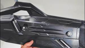 Pièces de moto, bouclier thermique pour tuyau d'échappement, adapté à la Honda PCX160, couvercle de protection pour tuyau d'échappement modifié, motif en fibre de carbone - Product Image 6