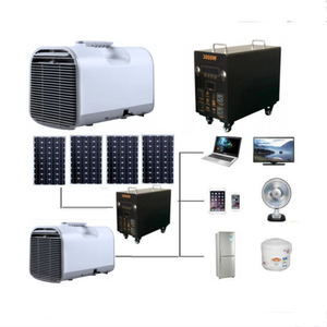 Climatiseur solaire hybride 12000-24000 Btu, système de climatisation et de chauffage hors réseau pour usage domestique AL-A215-X Solar Air - Product Image 6