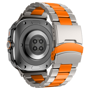 <span class=keywords><strong>Bracelet</strong></span> en alliage de titane à 3 perles, style business, pour <span class=keywords><strong>Samsung</strong></span> <span class=keywords><strong>Galaxy</strong></span> <span class=keywords><strong>Watch</strong></span> Ultra 47 mm, accessoire de montre haut de gamme - Product Image 4