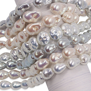 Perlas Barrocas de Concha de Color Blanco y Rosa de Alta Calidad al por Mayor de 10-16 mm para la Fabricación de Joyas con Perlas - Product Image 6
