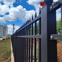 Clôture de sécurité en acier de haute qualité, panneau de clôture en acier galvanisé anti-escalade pour projet de clôture de prison