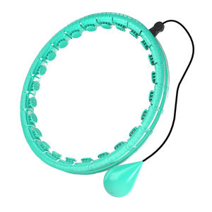 Aro de mujer de talla grande Hula Circle ponderado con 24 enlaces (44 pulgadas) para adultos pérdida de peso equipo de ejercicio inteligente - Product Image 6