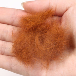 Fibre de cheveux d'écureuil matériel de doublage de mouches matériaux de fourrure et de cheveux de Zonker doux naturel pour la fabrication de mouches de pêche à la mouche de nymphes - Product Image 5