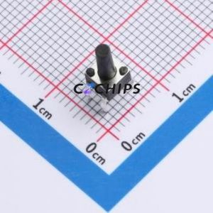 TS09-CBW1FH9.0 Tactile <b>Switch</b> Through hole-4P,4.5x4.5mm <b>Switch</b> Single Pole Single Throw Round Button 2.5N Through Hole - Product Image 1