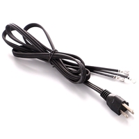 Fiche mâle US à 3 broches vers câble d'alimentation femelle IEC C13 Cordon adaptateur secteur 220V pour appareils électriques américains