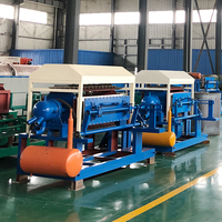 Ligne de production de machines à fabriquer des barquettes à œufs en carton alvéolées, entièrement automatique, fournie par les fabricants