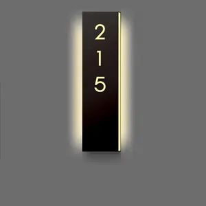 Hotel House Number Charging Sign House Number