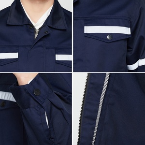 Vêtements de sécurité en polyester et coton durables, vêtements de travail haute visibilité pour les travailleurs d'atelier - Product Image 2
