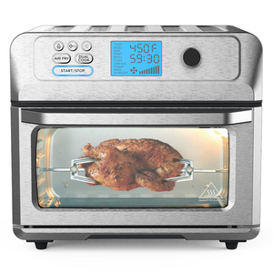 <span class=keywords><strong>Freidora</strong></span> <span class=keywords><strong>de</strong></span> <span class=keywords><strong>aire</strong></span> a vapor <span class=keywords><strong>de</strong></span> alto rendimiento, horno tostador <span class=keywords><strong>de</strong></span> acero inoxidable, 24L, 1700w, multiusos, 15, <span class=keywords><strong>25</strong></span> <span class=keywords><strong>litros</strong></span> - Product Image 2