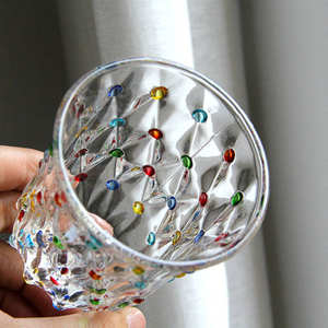 Gobelets à points créatifs, verres à vin personnalisés peints à la main, grande capacité, verres à vin transparents pour usage domestique - Product Image 5