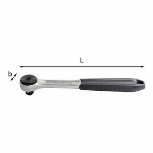 USAG - U02370136 Cliquet réversible 1/2 ''260mm-Cliquets EAN 8001150045127 1/2 - Product Image 1