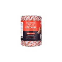 Fil électrique pour clôture polyvalente 3,5 mm, 6 brins en acier inoxydable, 200 m, portable, résistant aux UV et aux intempéries, écologique pour chevaux et bétail