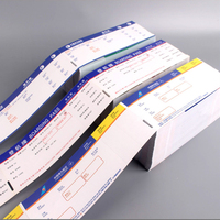 Billet d'avion personnalisé imprimé, carte d'embarquement thermique en carton, billet de vol en papier pour compagnies aériennes