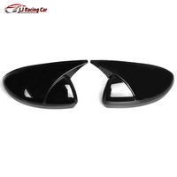 Accessoires de voiture Noir brillant Couvercle de rétroviseur latéral pour Toyota Rav4 2009-2012