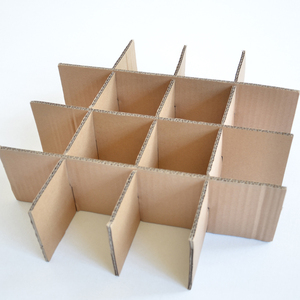 Customized 10 15 30ml bottle cardboard dividers inserts partitions for box,custom corrugated packaging box