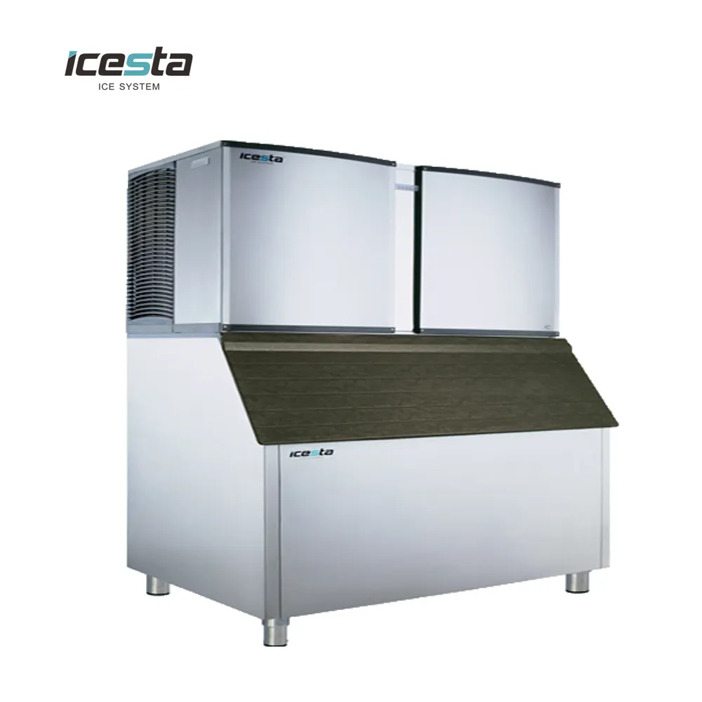 Machine industrielle pour la fabrication de glaçons, 1 tonne, pour glace naturelle