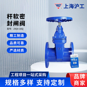 HG Shanghai คนงานอ่อนซีลขึ้นก้านวาล์วประตู DN50 Z41X-16Q หน้าแปลน Dn300สำหรับใช้ในอุตสาหกรรมน้ำ - Product Image 5