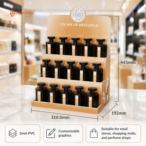 Expositor <span class=keywords><strong>de</strong></span> <span class=keywords><strong>Perfumes</strong></span> Personalizado <span class=keywords><strong>de</strong></span> PVC <span class=keywords><strong>de</strong></span> 5 mm, Estante <span class=keywords><strong>de</strong></span> Mostrador para Botellas <span class=keywords><strong>de</strong></span> Fragancia <span class=keywords><strong>de</strong></span> Tamaño Completo con Logotipo y Póster - Product Image 2