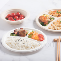 Oasis Design personnalisé Assiette à dîner jetable biodégradable de 9 pouces Vaisselle écologique