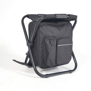 Multi-Purpose Foldable Fishing Chair <b>Cooler</b> <b>Backpack</b> with Portable Fabric <b>Cooler</b> Bag - Product Image 1