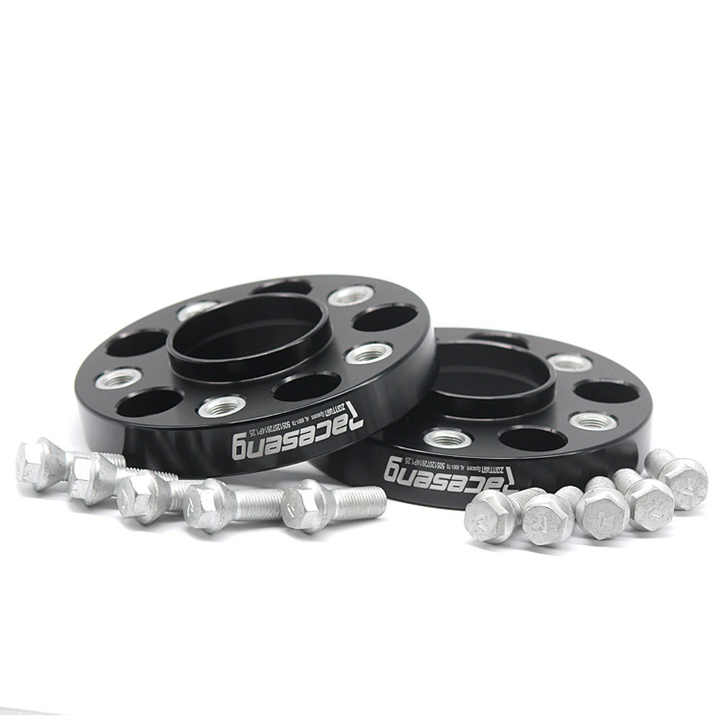 Auto spoorverbreders 2 Stuks 3/5/7/10/12/15mm Wiel Spacer Adapter PCD 5x112 CB 66.5mm 5Lug Pak Voor Benz Universele Auto Stud Wheel (Grootte : 2PCS 7mm Black