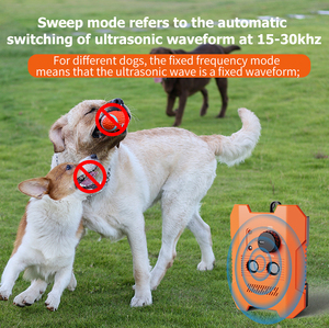 Oplaadbare Ultrasone <span class=keywords><strong>Anti</strong></span> Blaffen Apparaat Met Automatische Detectie Waterdichte Schors Controle <span class=keywords><strong>Trainer</strong></span> Voor Honden Binnen/Buiten - Product Image 3