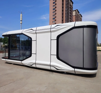 Capsule spatiale préfabriquée à montage facile avec fenêtre panoramique pour hébergement hôtelier