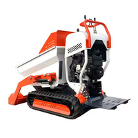 HT500 Petit Dumper à levage élevé Mini Dumpers de jardin de construction sur chenilles Prix d'usine