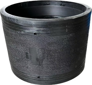 Acoplador de manguito de tubo HDPE de gran tamaño HDPE al mejor <span class=keywords><strong>precio</strong></span>, accesorios de electrofusión de 630mm - Product Image 3