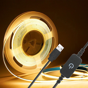 <span class=keywords><strong>TV</strong></span> <span class=keywords><strong>LED</strong></span> rétro-éclairage bandes lumières 5V USB COB FCOB <span class=keywords><strong>bande</strong></span> lumineuse derrière le moniteur alimenté par USB avec commande de gradateur tactile - Product Image 1