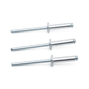 Remaches Ciegos Hongting con Tapa de Aluminio y Núcleo de Hierro M2.4 M3 M3.2 M4 M5, Galvanizados en Zinc, Requiere Herramienta de Instalación - Product Image 1