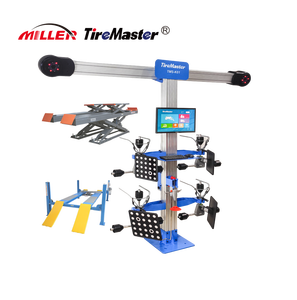 Machine d'alignement 3D à faible coût avec calibration ADAS pour atelier de réparation automobile, avec équilibreuse et démonte-pneus - Product Image 1