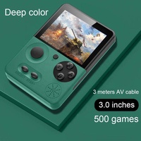 Console de jeu vidéo portable rétro miniature 8 bits avec écran de 3,0 pouces